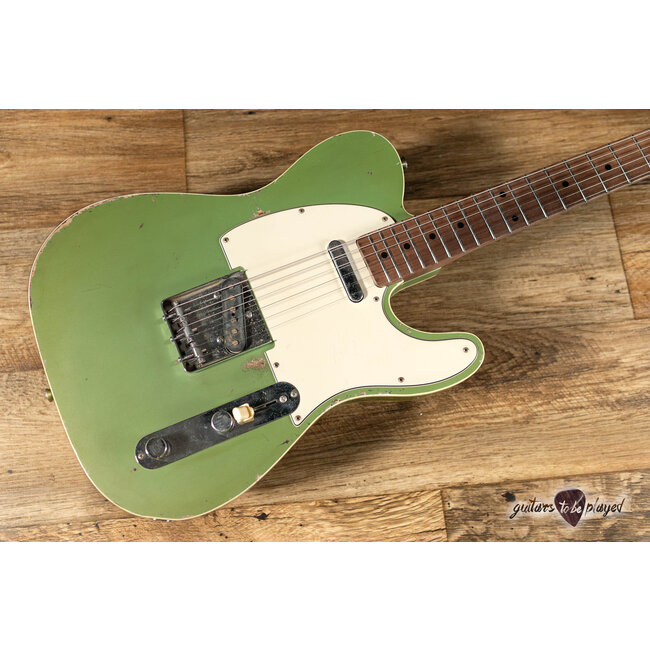 Mario Martin Guitars Swamp Ash T-Style w/ Lollar A3’s – Avocado Mist