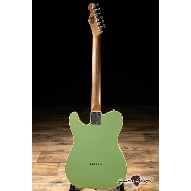 Mario Martin Guitars Swamp Ash T-Style w/ Lollar A3’s – Avocado Mist