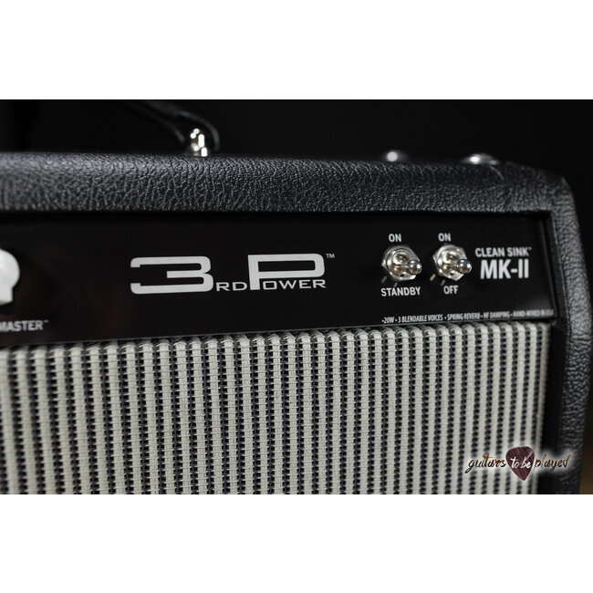 3rd Power Clean Sink MKII 20W 1x12” Combo Amp w/ Warehouse ET65 – Black