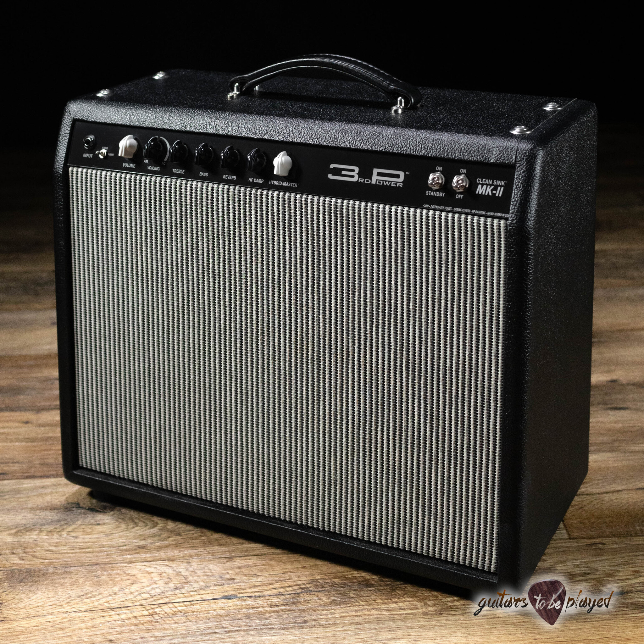 3rd Power Clean Sink MKII 20W 1x12” Combo Amp w/ Celestion Gold Black