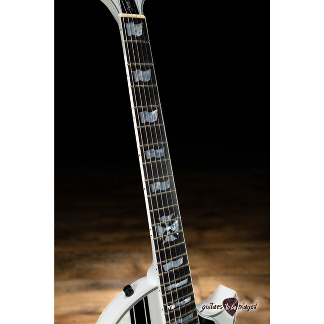 ESP Japan Custom Shop Iron Cross James Hetfield Signature Guitar – Snow White
