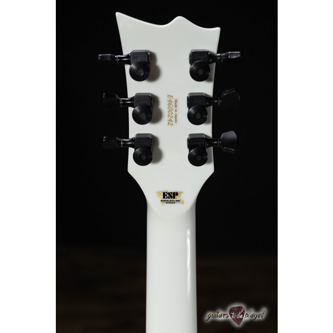 ESP Japan Custom Shop Iron Cross James Hetfield Signature Guitar – Snow White