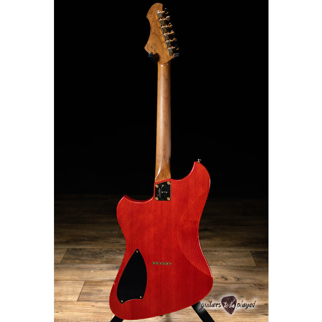 Novo Voltur V2 Gold Hardware w/ Fralin Firebird & HB – Faded Cherry