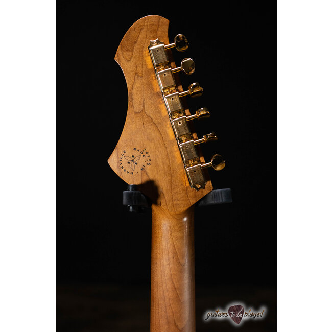 Novo Voltur V2 Gold Hardware w/ Fralin Firebird & HB – Faded Cherry