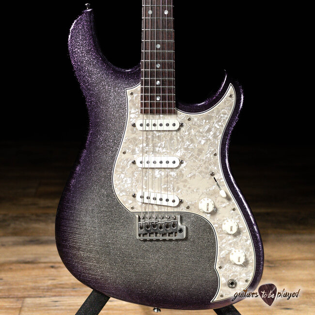 Novo Custom Idris S3 w/ Fralin Vintage Hots – Purple Stranger Burst Sparkle