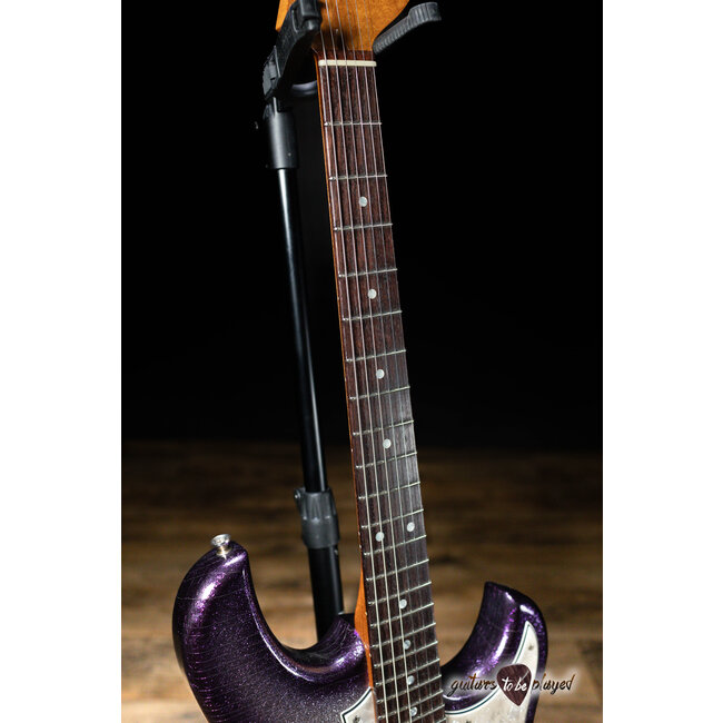 Novo Custom Idris S3 w/ Fralin Vintage Hots – Purple Stranger Burst Sparkle