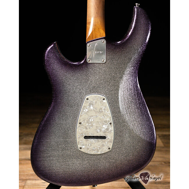 Novo Custom Idris S3 w/ Fralin Vintage Hots – Purple Stranger Burst Sparkle