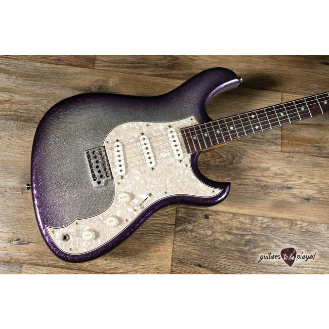 Novo Custom Idris S3 w/ Fralin Vintage Hots – Purple Stranger Burst Sparkle