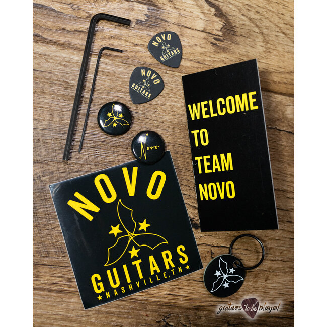 Novo Serus T Custom w/ Maple Neck & Stainless Frets – Charcoal Frost