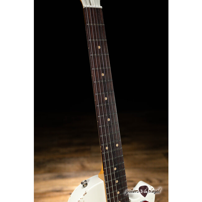 Fano SP6 Oltre Lollar P-90/T-Style Guitar w/ Gigbag – Olympic White