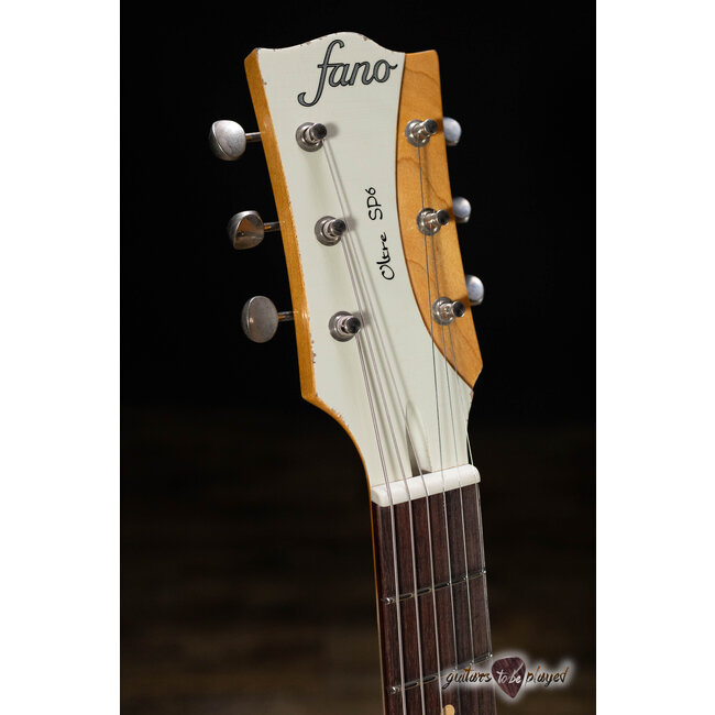 Fano SP6 Oltre Lollar P-90/T-Style Guitar w/ Gigbag – Olympic White