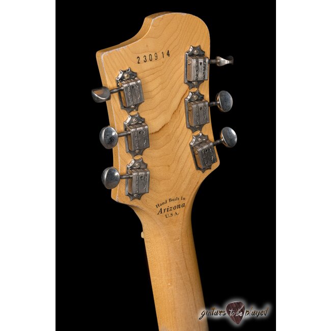 Fano RB6T Alt de Facto Thinline Firebird/P-90 Guitar w/ Case – Fire Glow