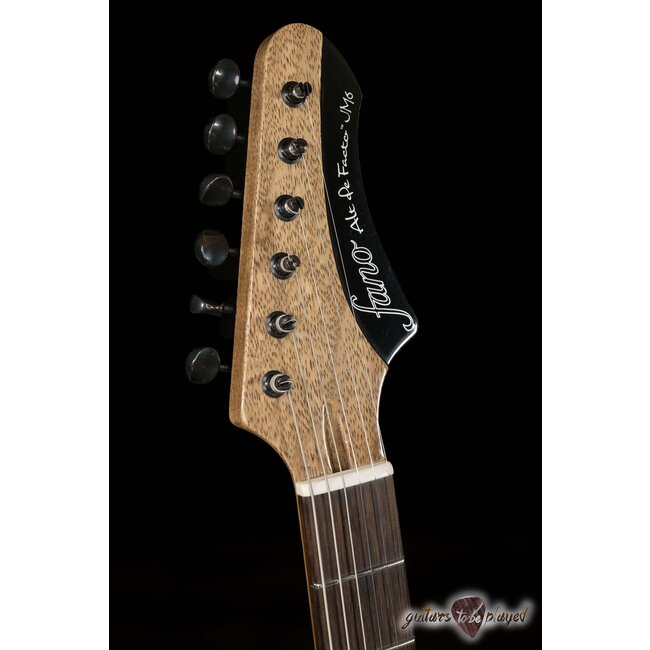 Fano JM6 Alt de Facto Lollar Imperial Guitar w/ Gigbag – Black Limba