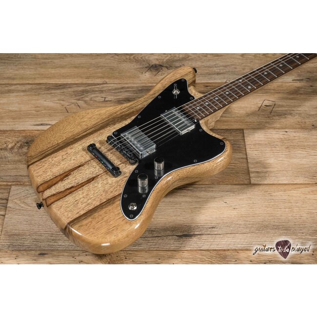 Fano JM6 Alt de Facto Lollar Imperial Guitar w/ Gigbag – Black Limba