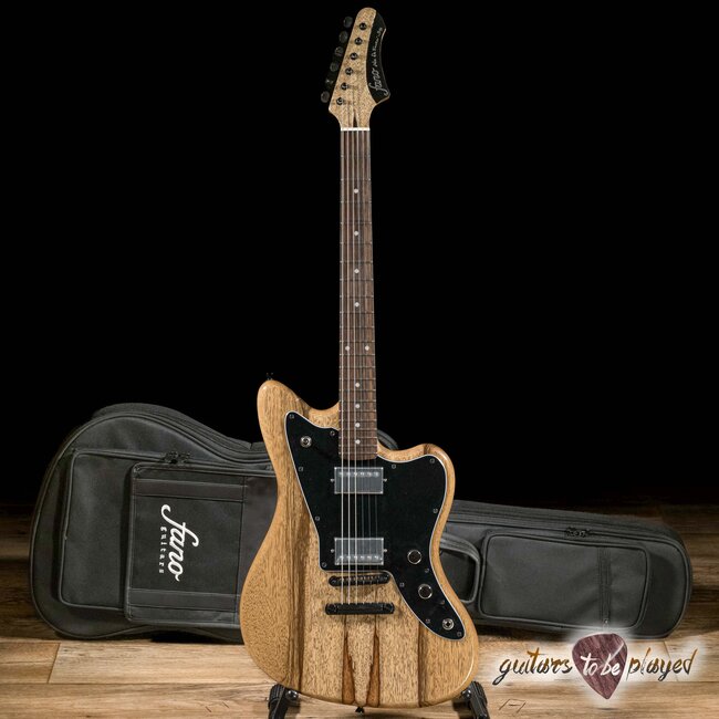 Fano JM6 Alt de Facto Lollar Imperial Guitar w/ Gigbag – Black Limba