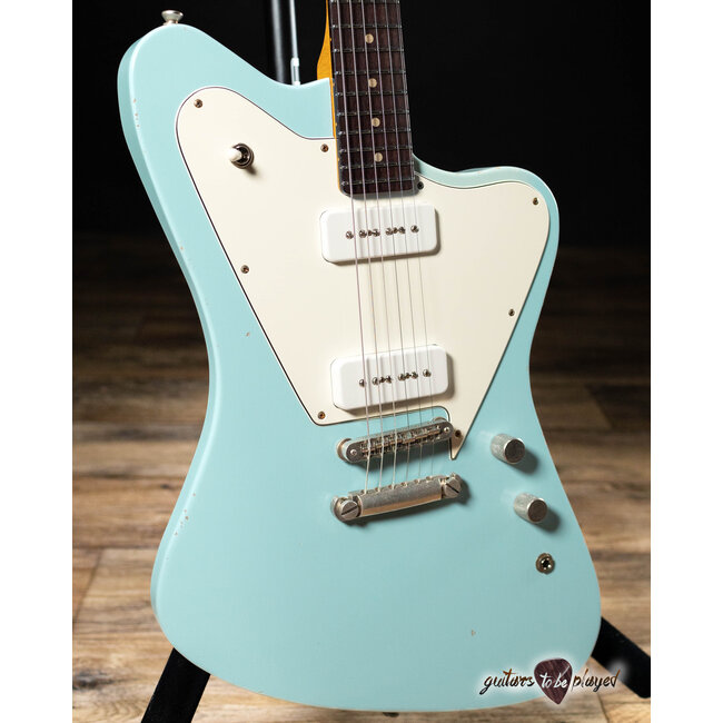 Fano PX6 Oltre Lollar P-90 Guitar w/ Gigbag – Sonic Blue