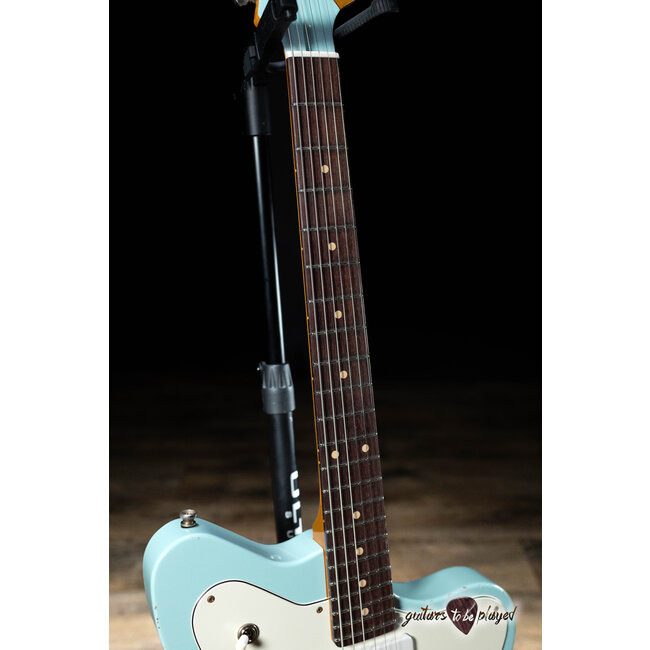 Fano PX6 Oltre Lollar P-90 Guitar w/ Gigbag – Sonic Blue