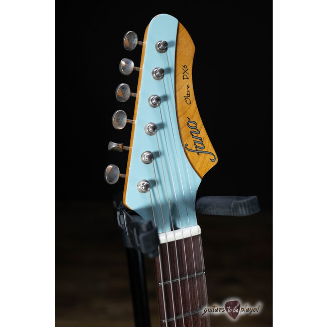Fano PX6 Oltre Lollar P-90 Guitar w/ Gigbag – Sonic Blue