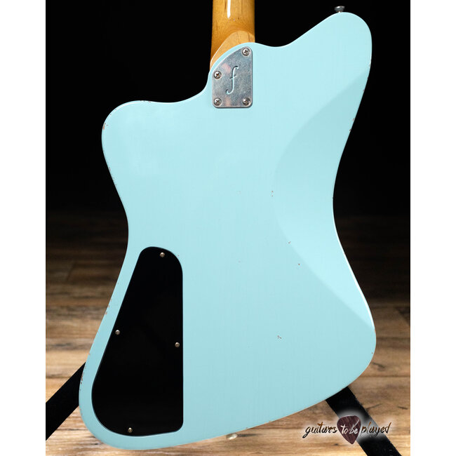 Fano PX6 Oltre Lollar P-90 Guitar w/ Gigbag – Sonic Blue