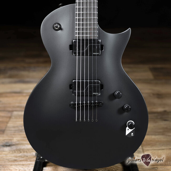 ESP LTD EC-1000 Baritone Fishman Fluence Guitar – Charcoal Metallic Satin