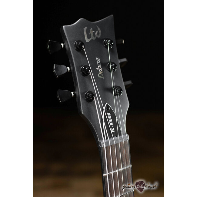 ESP LTD EC-1000 Baritone Fishman Fluence Guitar – Charcoal Metallic Satin