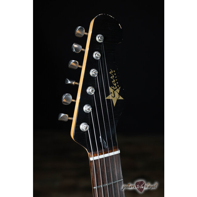 Starr Guitars Hustler Custom Pine Body w/ Mastery & Singletone M90’s – Black