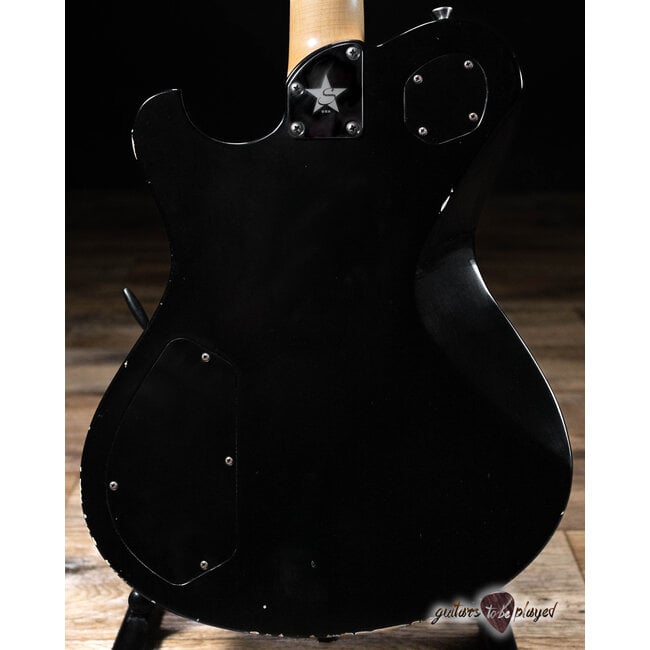 Starr Guitars Hustler Custom Pine Body w/ Mastery & Singletone M90’s – Black