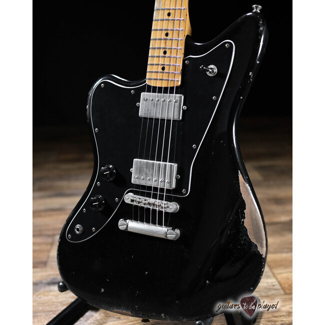 Fano JM6 Oltre Left-Handed Maple Neck Humbucker Guitar w/ Gigbag – Bull Black