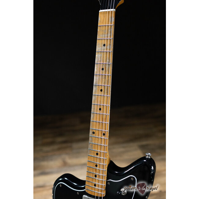 Fano JM6 Oltre Left-Handed Maple Neck Humbucker Guitar w/ Gigbag – Bull Black