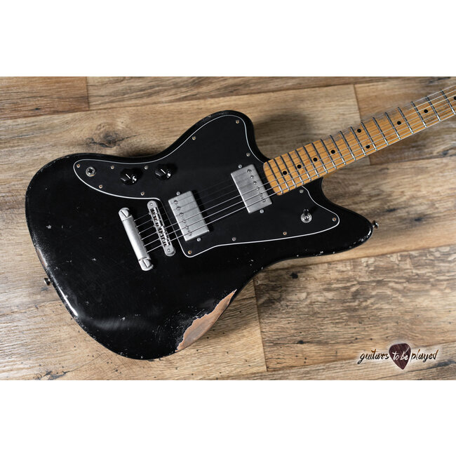 Fano JM6 Oltre Left-Handed Maple Neck Humbucker Guitar w/ Gigbag – Bull Black