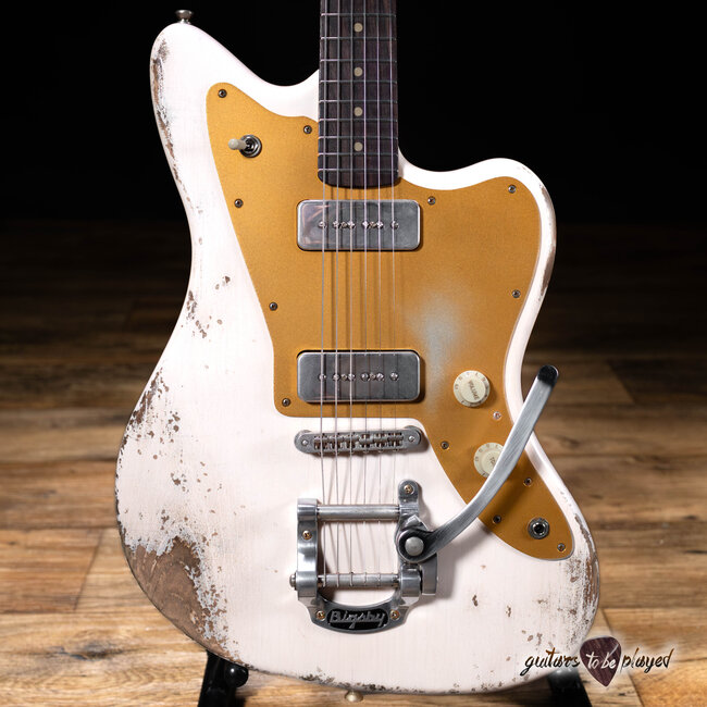 Fano JM6 Alt de Facto Pine Body P-90 Bigsby Guitar w/ Case – Mary Kaye