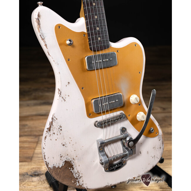 Fano JM6 Alt de Facto Pine Body P-90 Bigsby Guitar w/ Case – Mary Kaye