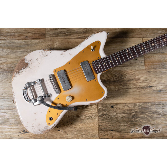 Fano JM6 Alt de Facto Pine Body P-90 Bigsby Guitar w/ Case – Mary Kaye