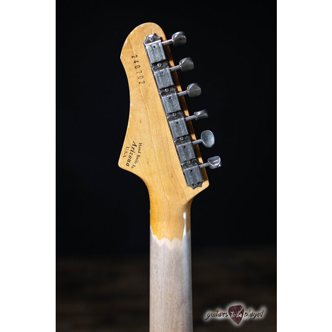 Fano JM6 Alt de Facto Lollar P-90 Wraptail Guitar w/ Case – Surf Green