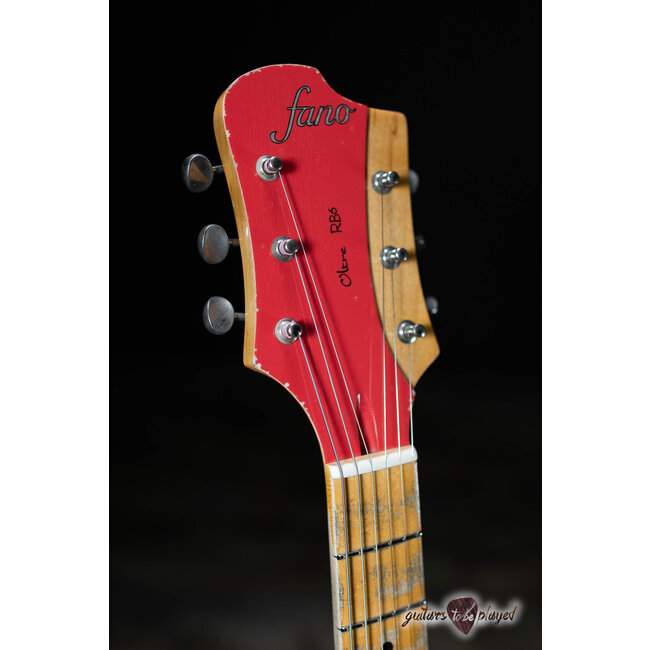 Fano RB6 Oltre P-90 Guitar w/ Gigbag – Fiesta Red