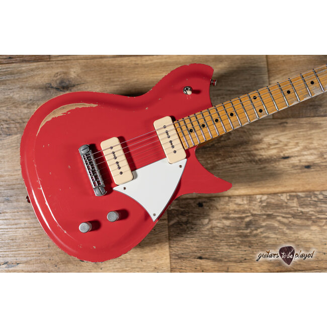 Fano RB6 Oltre P-90 Guitar w/ Gigbag – Fiesta Red