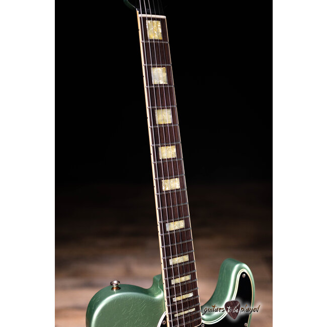 Shabat Lion Special Mahogany 24.75" Scale Humbucker Guitar – Inverness Green