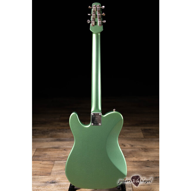 Shabat Lion Special Mahogany 24.75" Scale Humbucker Guitar – Inverness Green