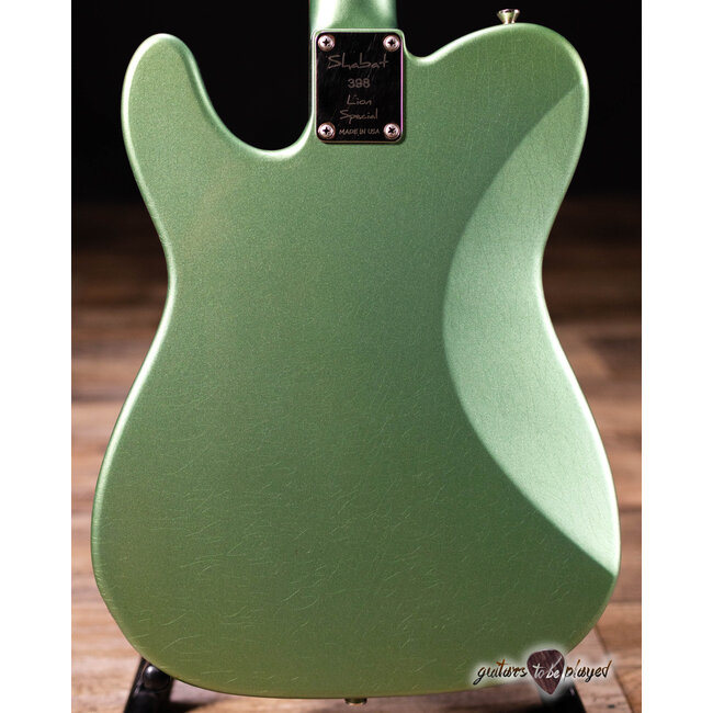 Shabat Lion Special Mahogany 24.75" Scale Humbucker Guitar – Inverness Green