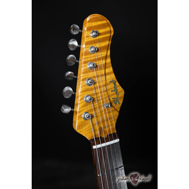 Shabat Lynx HSH Alder S-Style w/ Flame Roasted Maple & RW – Rose Gold