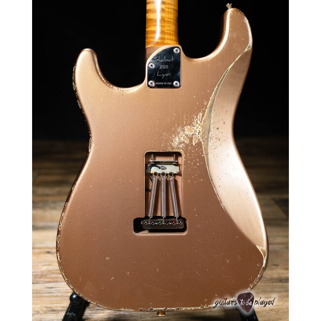 Shabat Lynx HSH Alder S-Style w/ Flame Roasted Maple & RW – Rose Gold