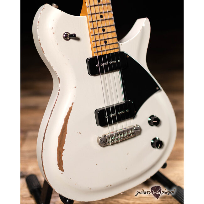 Fano RB6 Oltre P-90 Guitar w/ Gigbag – Olympic White