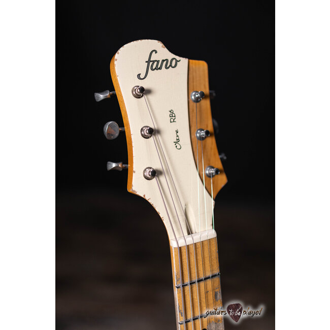 Fano RB6 Oltre P-90 Guitar w/ Gigbag – Olympic White