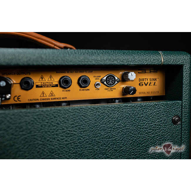 3rd Power Dirty Sink 6VEL 1x12" Combo w/ Footswitch – British Green Levant