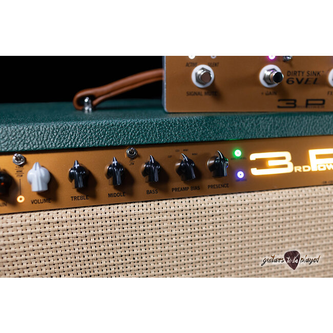 3rd Power Dirty Sink 6VEL 1x12" Combo w/ Footswitch – British Green Levant