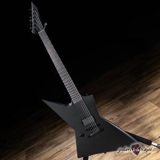 ESP LTD ESP LTD EX Black Metal LH Left-Handed EMG Guitar – Black Satin