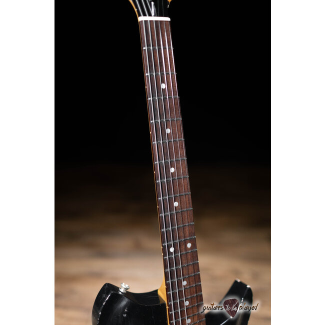 Fano RB6 Oltre Lollar P-90 Guitar w/ Gigbag – Bull Black