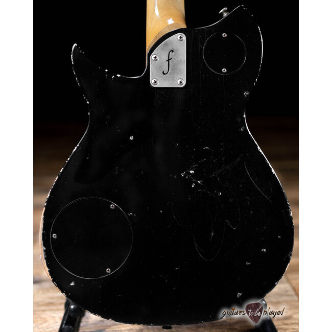 Fano RB6 Oltre Lollar P-90 Guitar w/ Gigbag – Bull Black