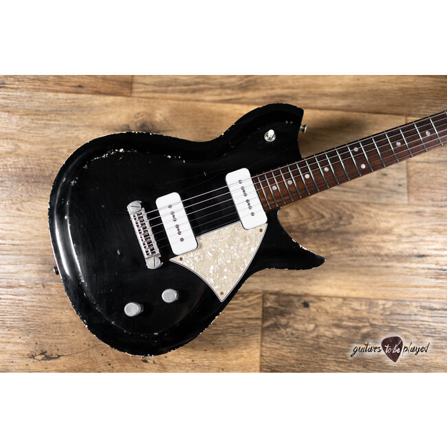 Fano RB6 Oltre Lollar P-90 Guitar w/ Gigbag – Bull Black