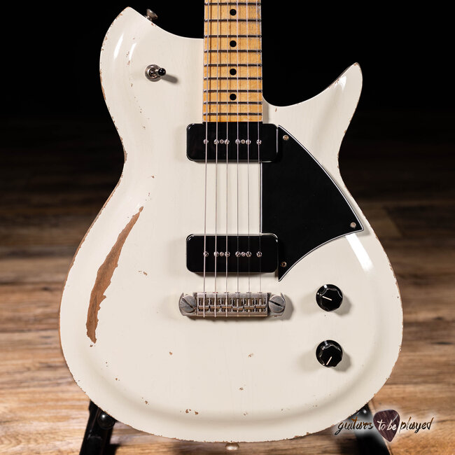 Fano RB6 Oltre P-90 Guitar w/ Gigbag – Olympic White